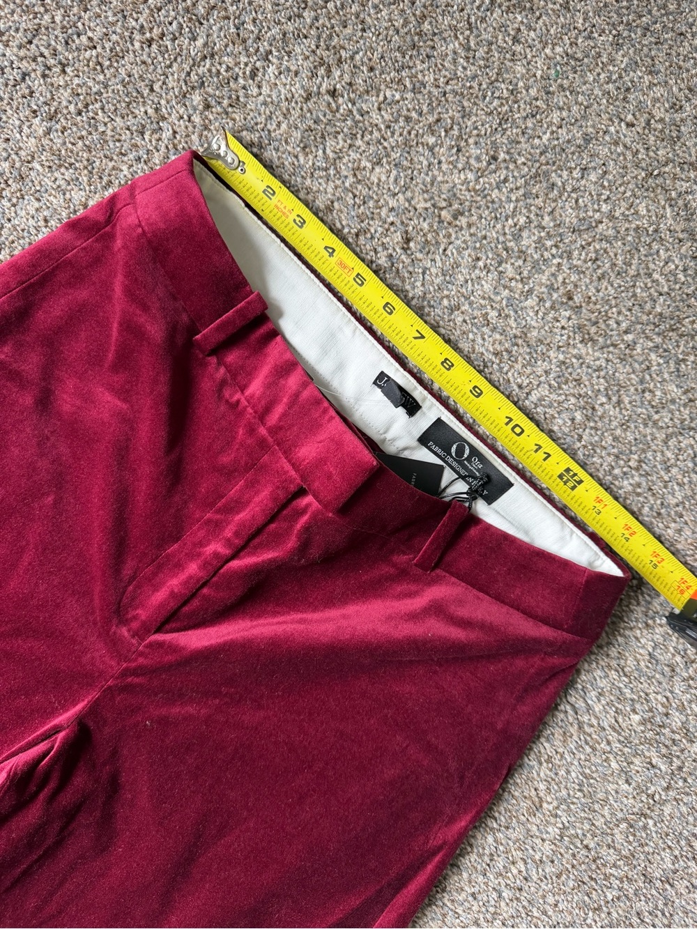 J Crew Stella pant in velvet NWT - Picture 4 of 8